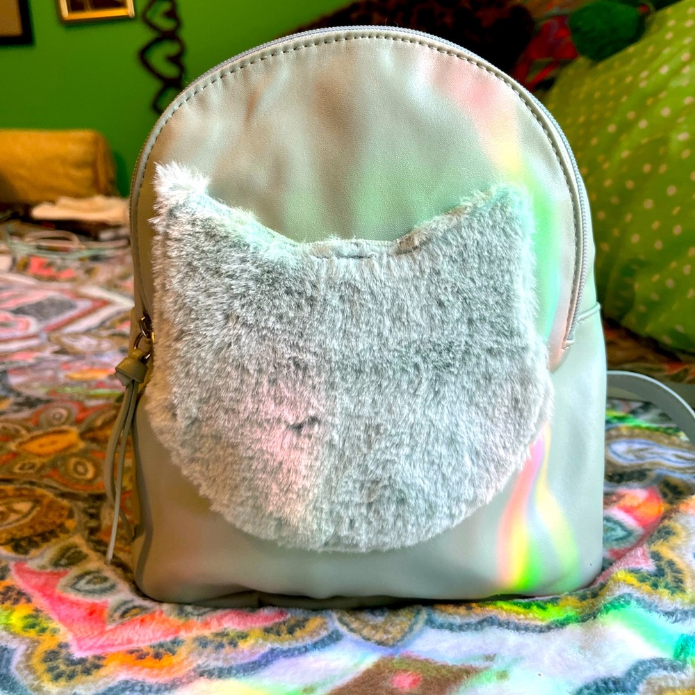 Kitty Cat Mini Backpack Purse